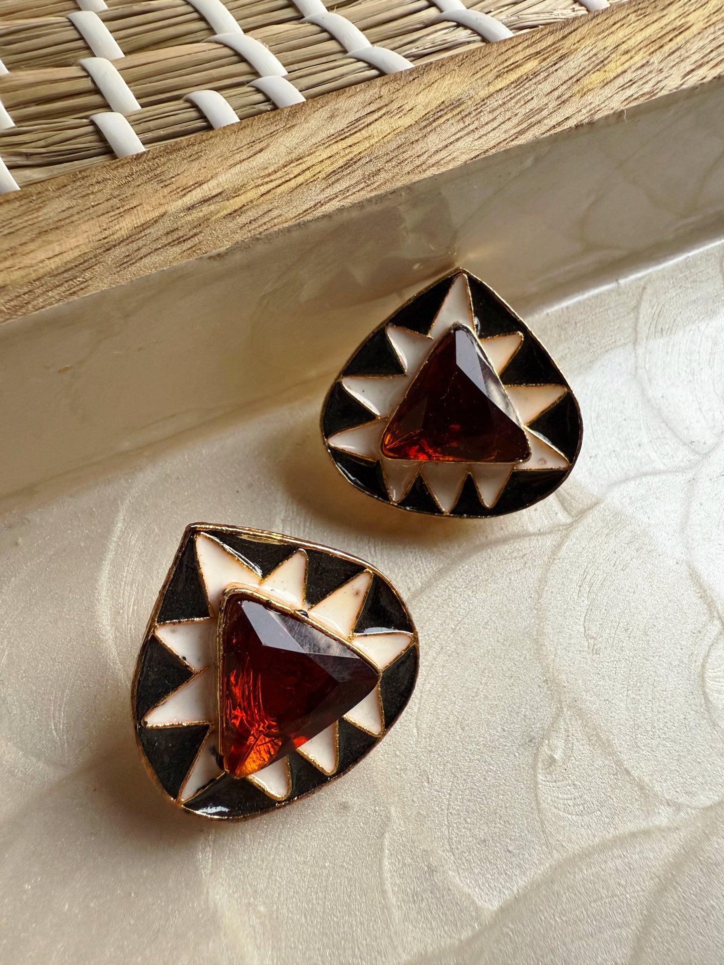 AB Zebra Earrings