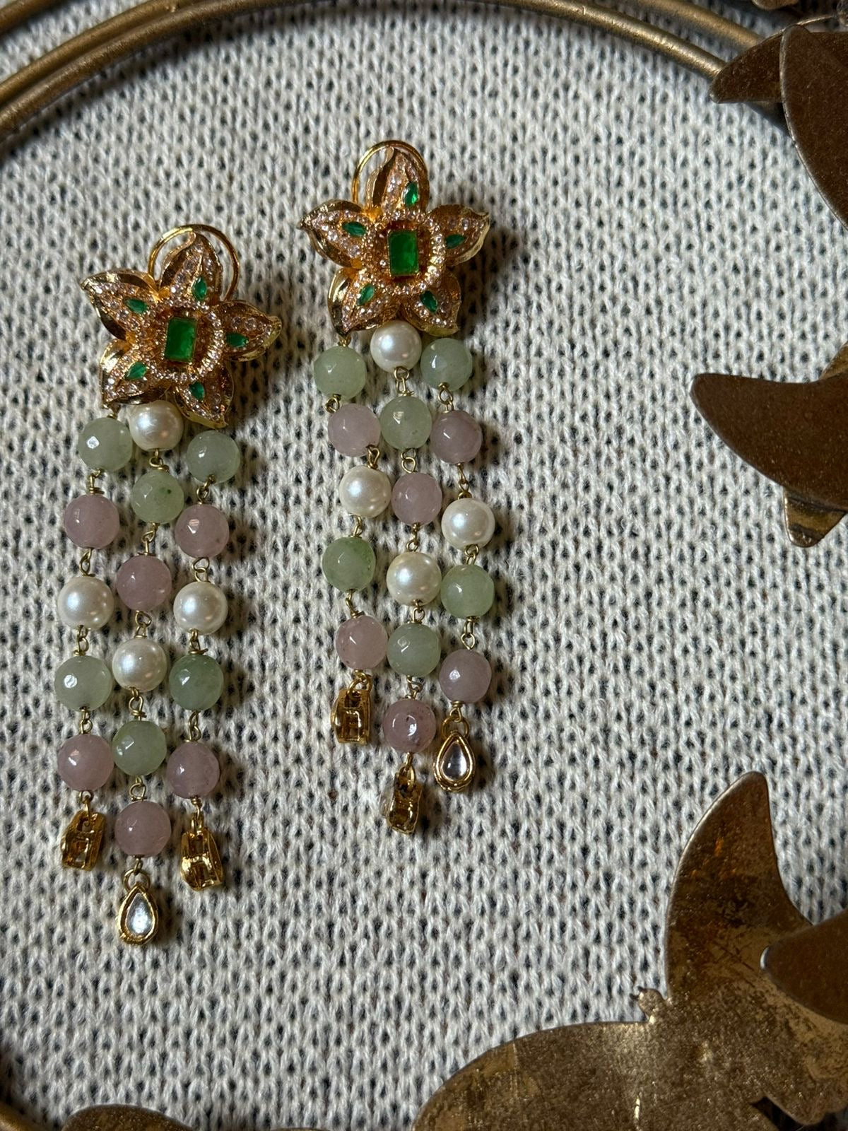 A Pastel Chandelier Earrings