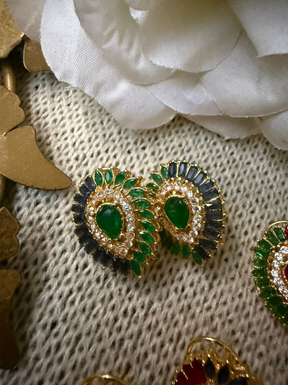 A Multi Almond Shaped studs