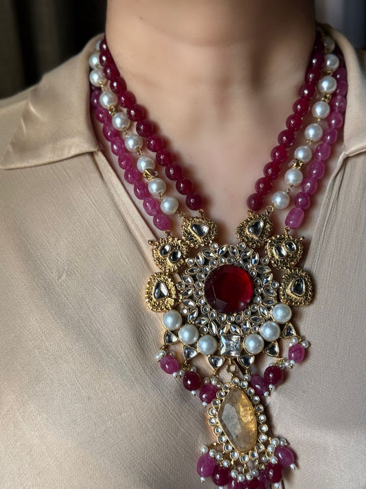 A Ruby Kundan Mala