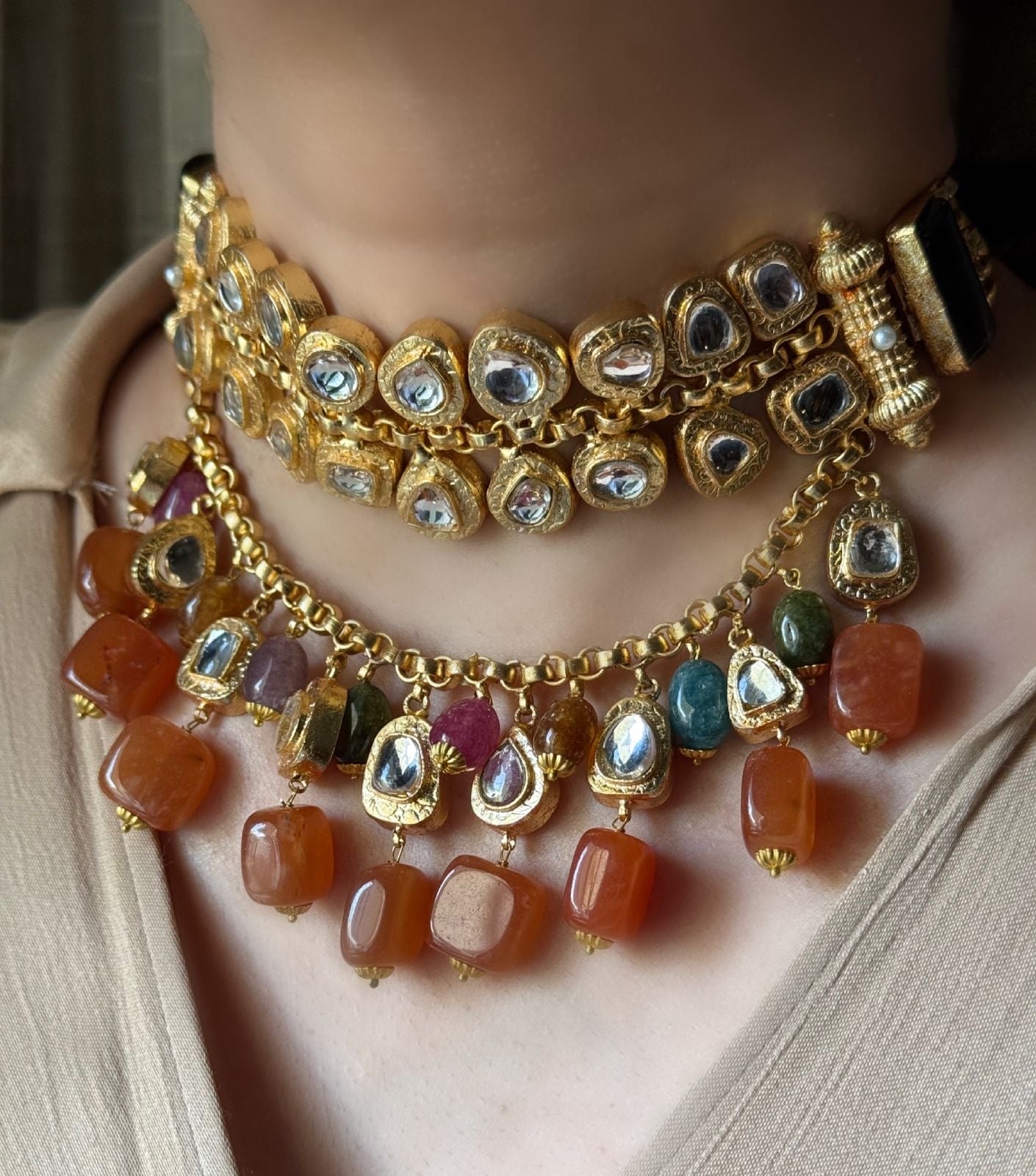 A Multi Kundan Choker