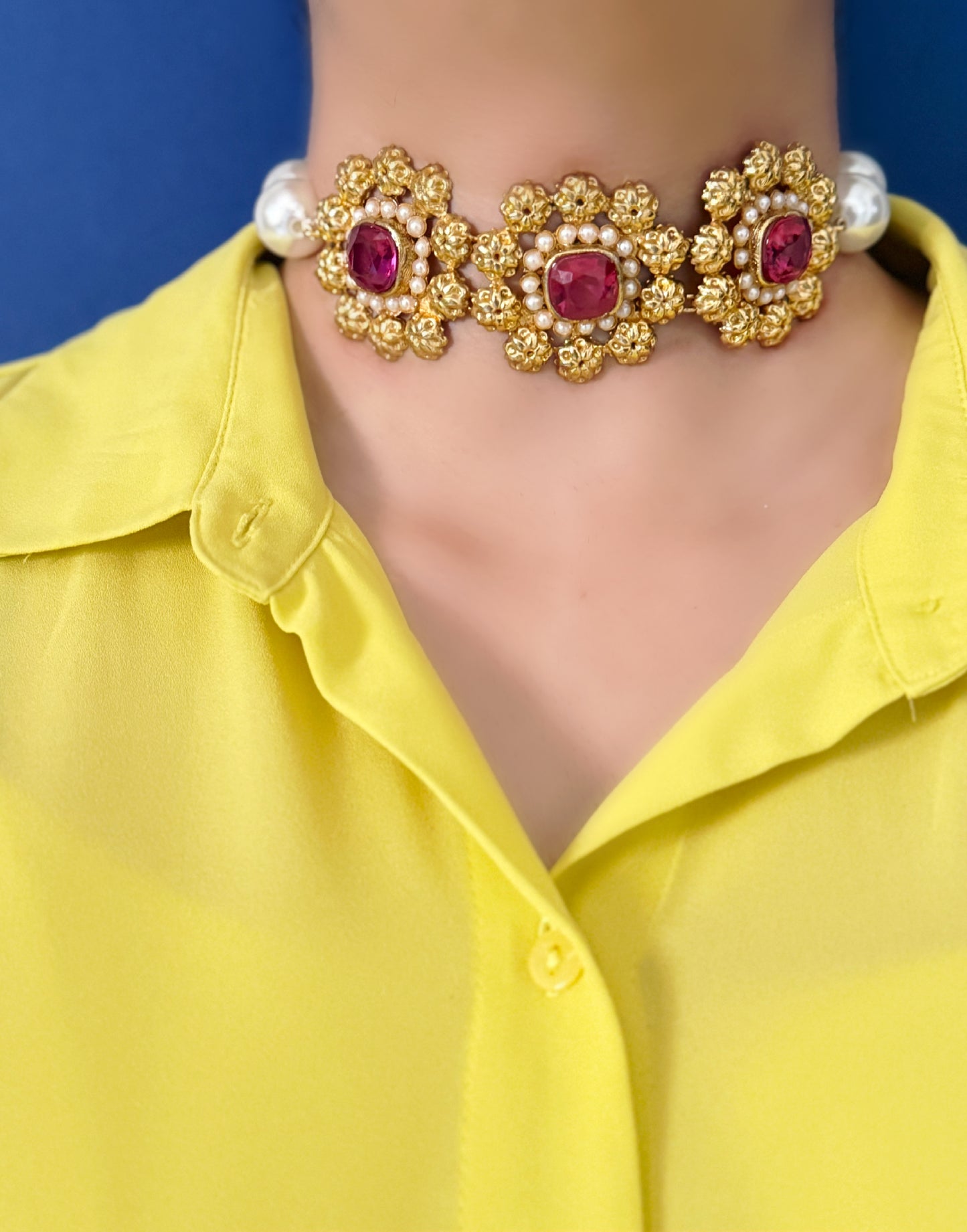 Hot Pink choker