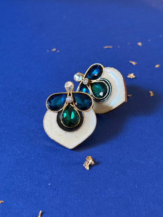 Blue & Green Earrings