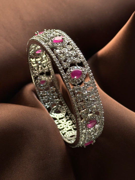 Fuchsia Royale Crystal Bangle