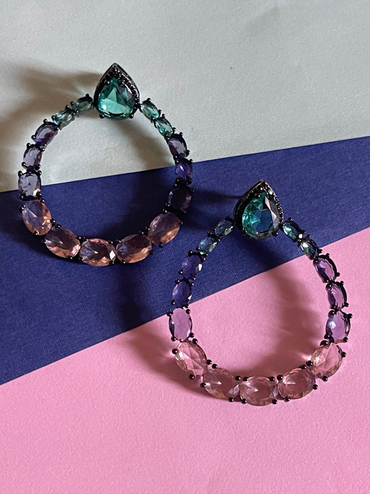 Pink & Blue Hoops