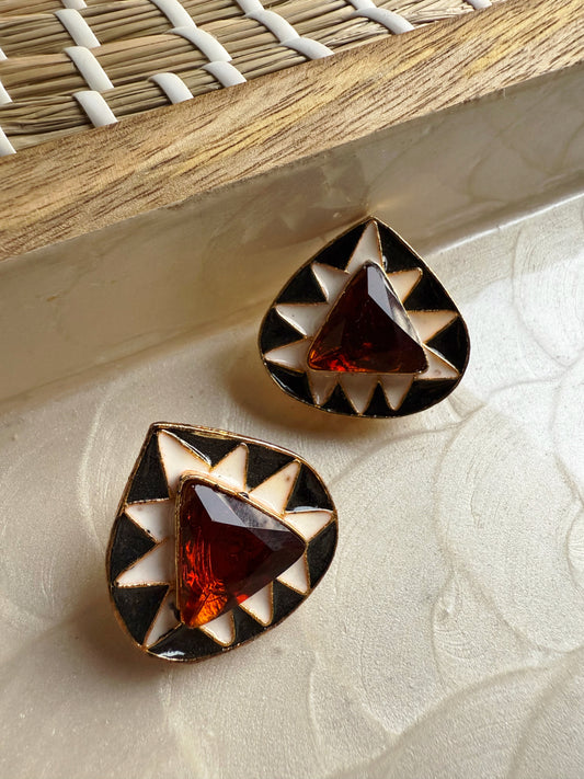 AB Zebra Earrings