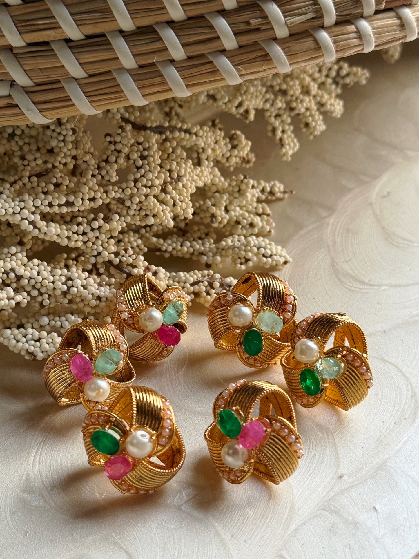 AB Real Stone Multi Studs