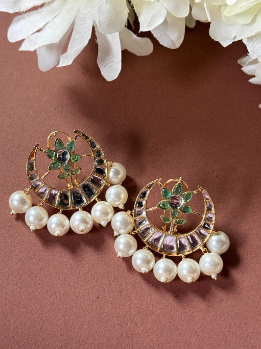 Turquoise Chaand Baali